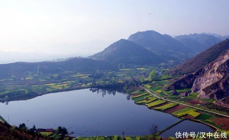 老年|汉中南郑有个地方叫马鞍山,好一派田园风光
