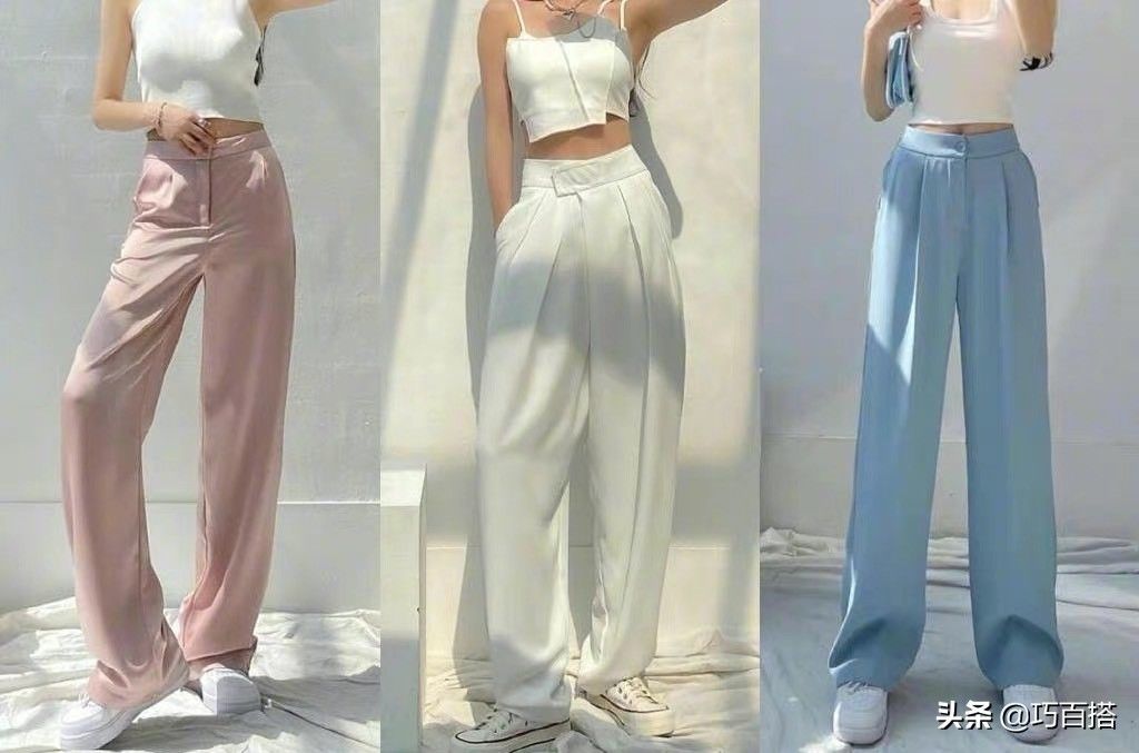 垂坠感|阔腿裤搭配只需要三招，简单快捷很美貌，一学就会不用慌