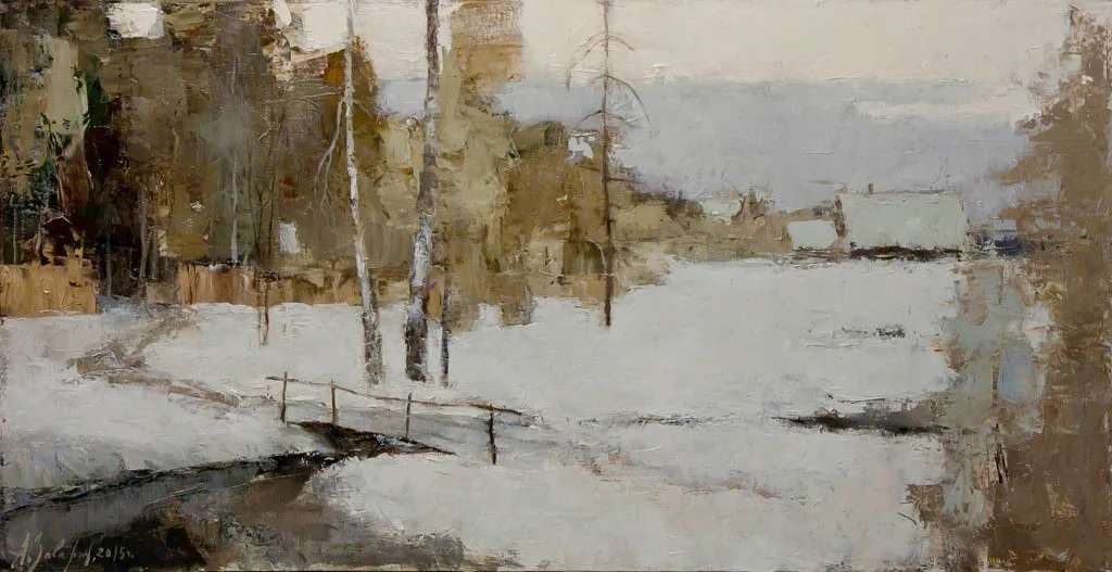 笔触@笔触率性,优雅朦胧的风景油画,迷人!