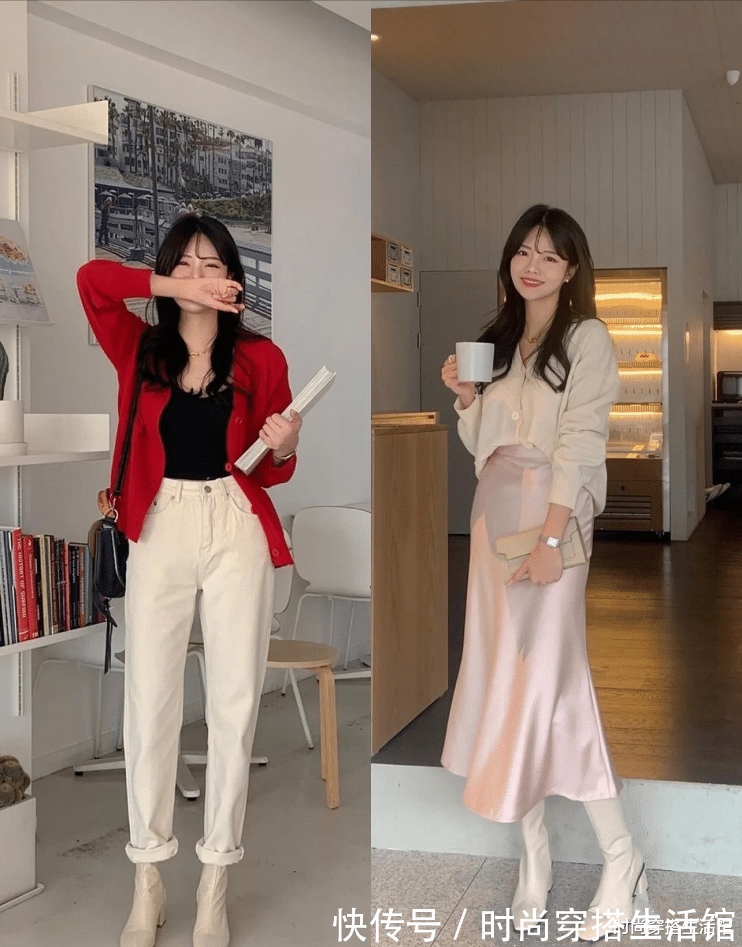 显瘦|?九分裤+短靴才是秋冬的打开方式,时髦显瘦又保暖,这么穿很好看