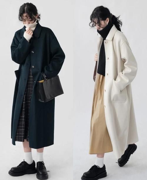 穿大衣少配打底裤,很平庸,今年试试这4款“下装”,时髦好看