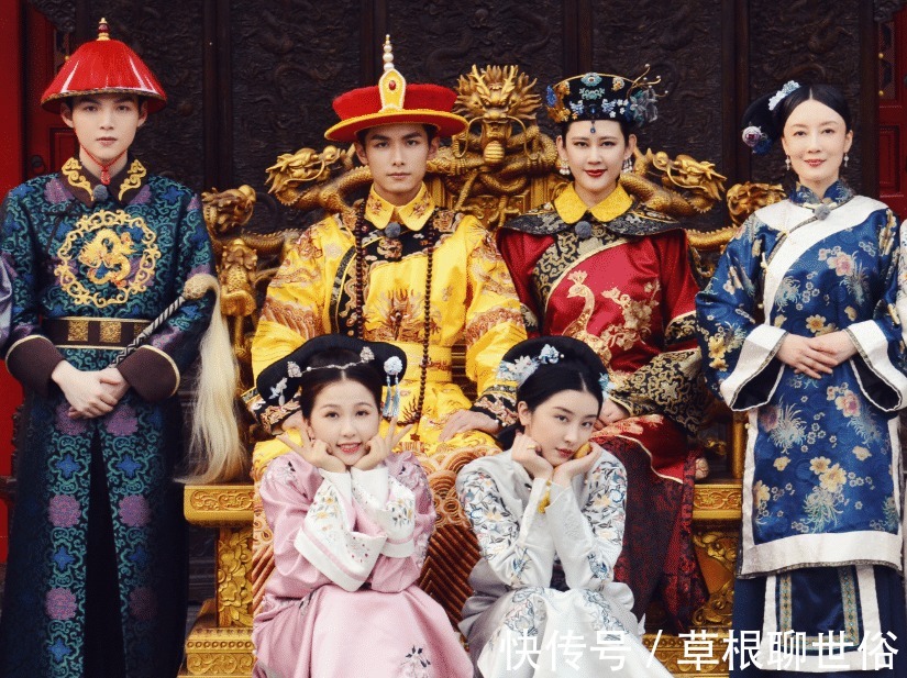 喻言|《青春加点戏》宫廷海报,喻言孔雪儿站边边,C位人选令人满意