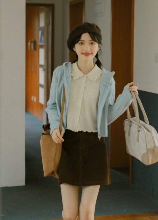 穿搭|今秋流行的学院风穿搭get起来,让你秒变高中生,减龄不止十岁