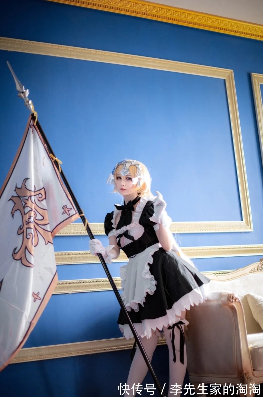 cos|cos:女仆手办白贞德cos正片@Sayako,感觉超可爱