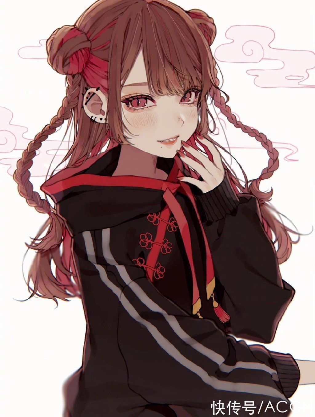 这个初音也太帅了!画师大佬偏好猫眼和双马尾,笔下的同人都好棒