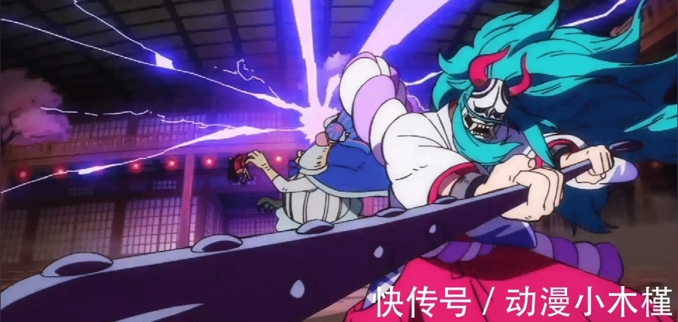 海贼王|润媞兽形态辣眼睛，大和雷鸣八卦威力如何？路飞看傻了