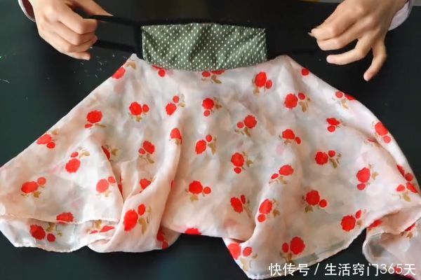 老婆太有才了，口罩上缝一条丝巾，解决了很多女性朋友的大烦恼