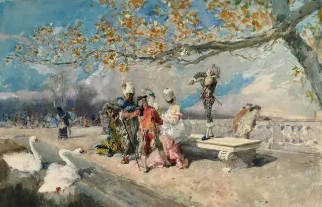 艺术家#西班牙艺术家马里亚诺的绘画作品,看了让人不忍侧目!