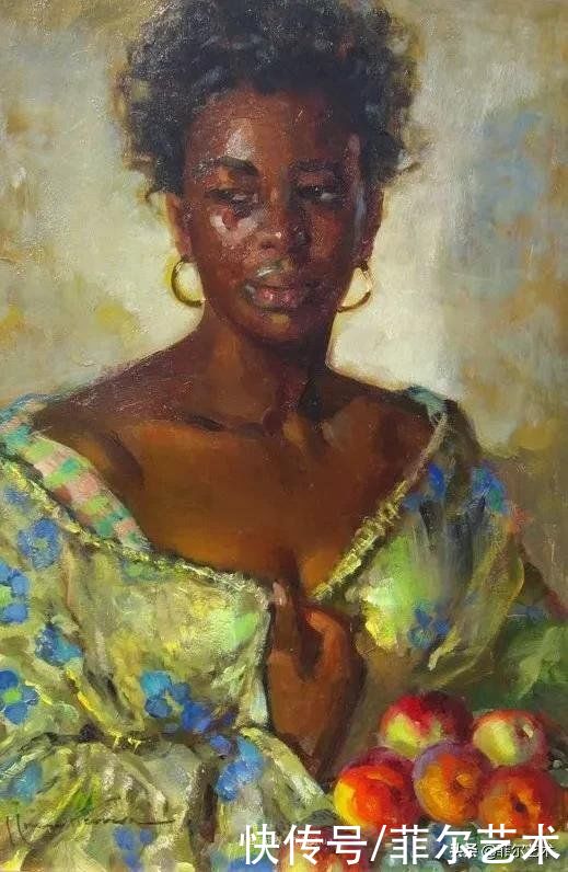 何塞·|西班牙画家何塞·克鲁斯·埃雷拉女性人物油画作品欣赏