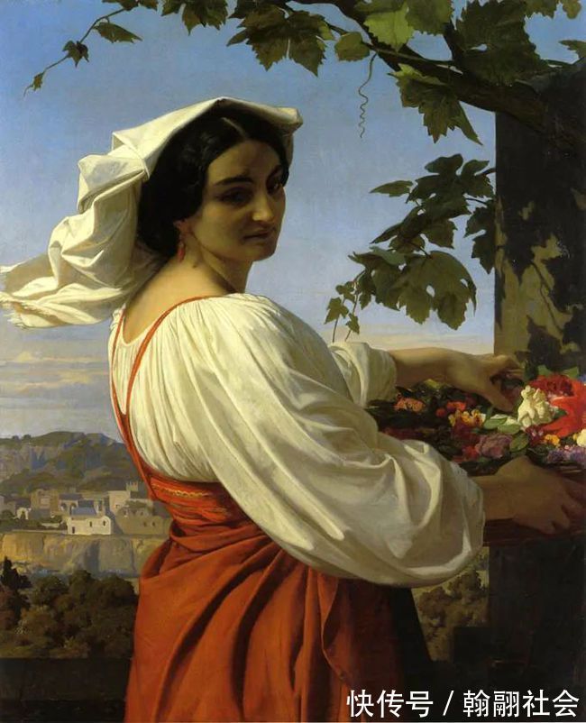 哈姆雷特#见证实力!法国新古典主义学院派画家,亚历山大·卡巴内尔的油画