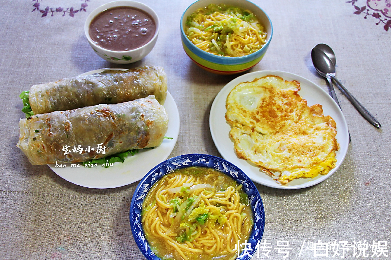 菜夹馍|8天早餐分享,夫妻俩轮番下厨,幸福早餐不掉队,天天丰盛