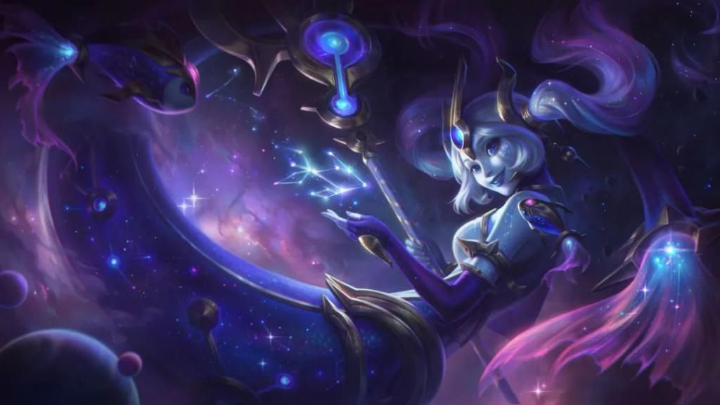 丽桑卓|10.24版本新皮肤 至臻索拉卡 御星系列8款 暗星丽桑卓