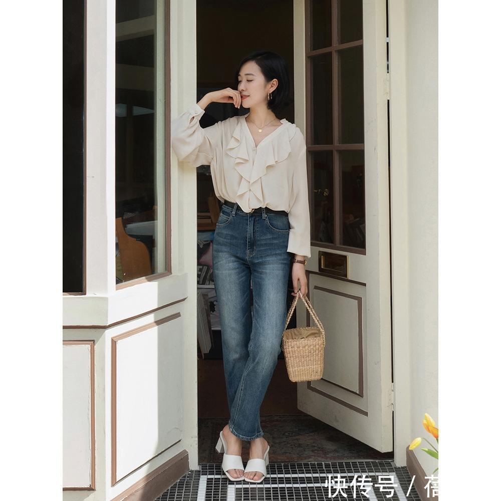 波点|职场女性多备“衬衫”,搭配阔腿裤、九分裤、半身裙,时髦又优雅