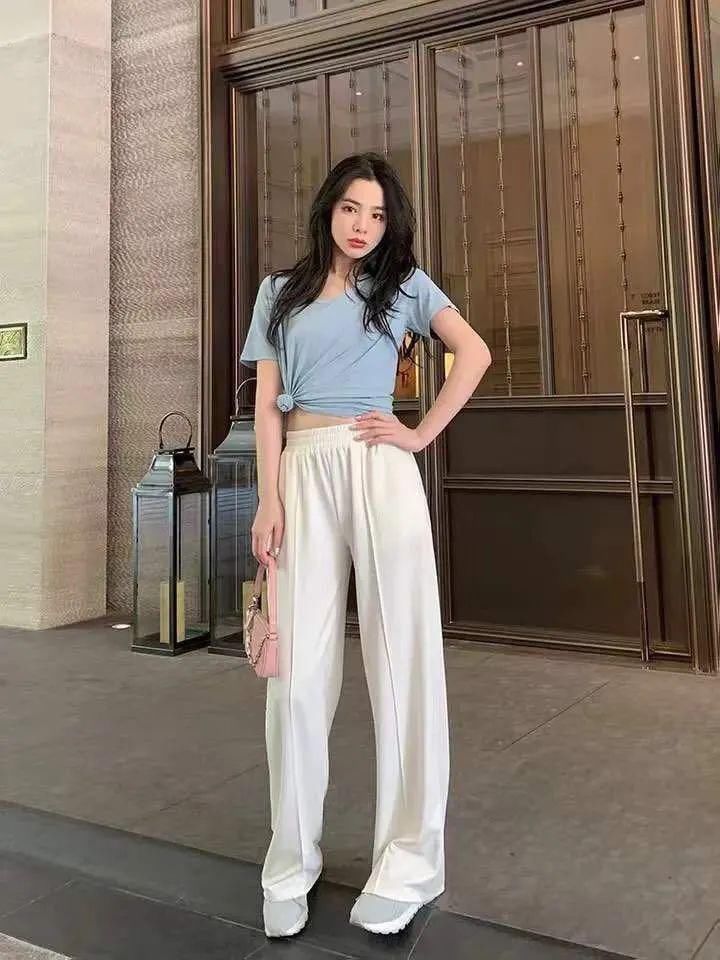 “阔腿裤”输惨了会藏肉的“云朵裤”也太显瘦了吧