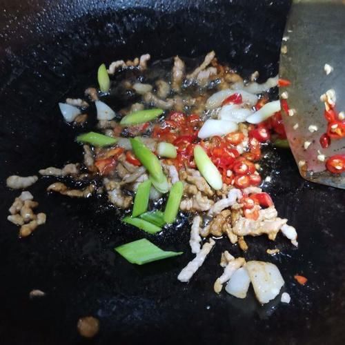 肉絲韭菜炒豆腐絲,簡單美味的家常菜,超級下飯