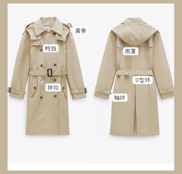 个子 穿搭怎么能少了风衣!这么穿气质又时髦太美了,各色各样很高级