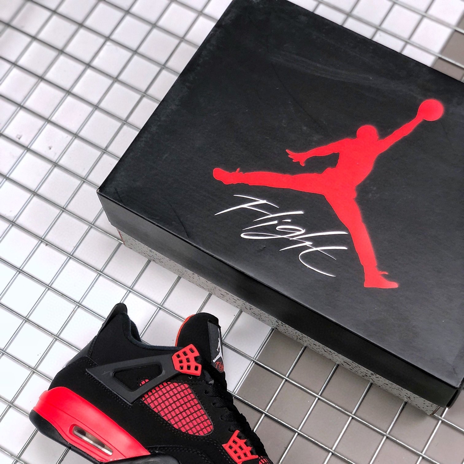 air Air Jordan 4 “Red Thunder”黑红