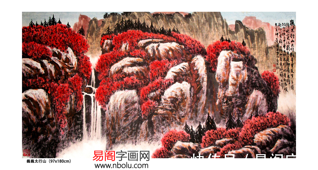 山水画!画家朱尚春 笔墨老辣 丹墨顽童