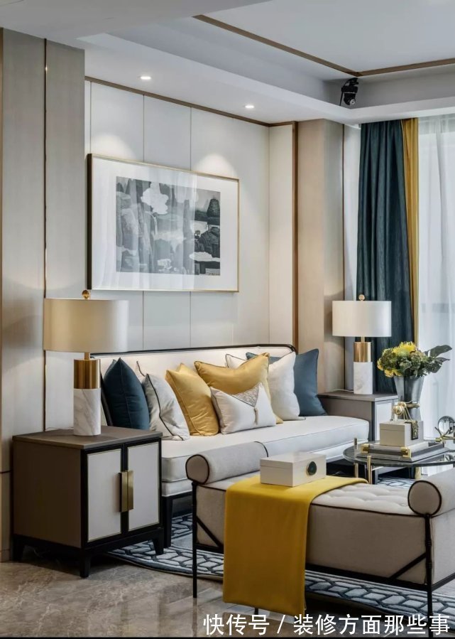 新中式|这个140平新中式,奢华又雅致!