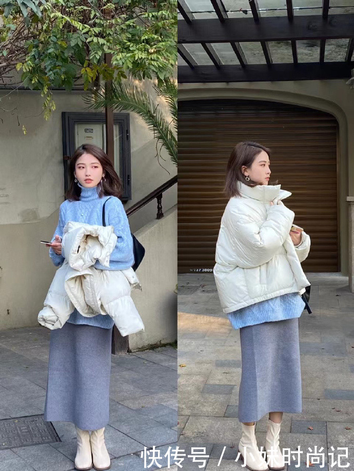 冬季温柔气质穿搭, 既简单又时尚, 直接照搬就可以!