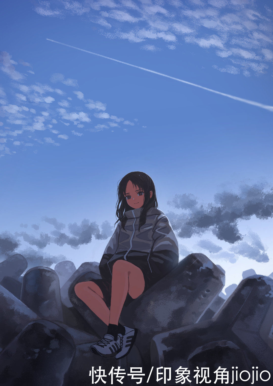 色彩|以少女思绪为题材的插画作品，通过色彩传达情感