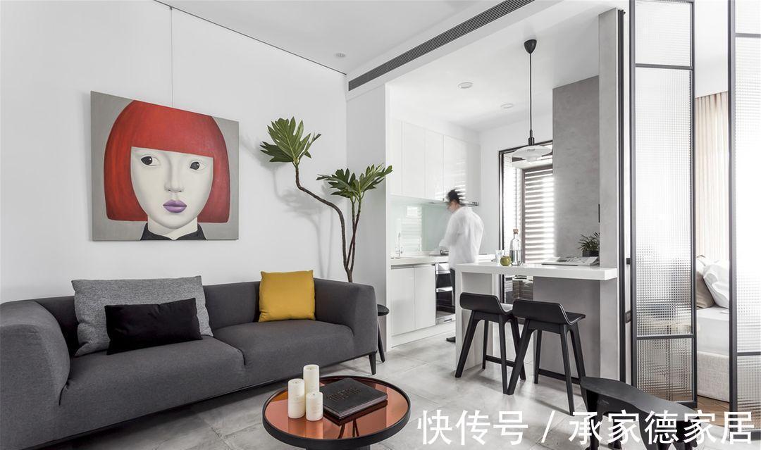 小户型|打破原有格局，55平小户型，也能做到文艺和时尚兼顾