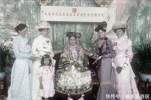 不输明星|晚清罕见老照片,慈禧上色照片技术了得