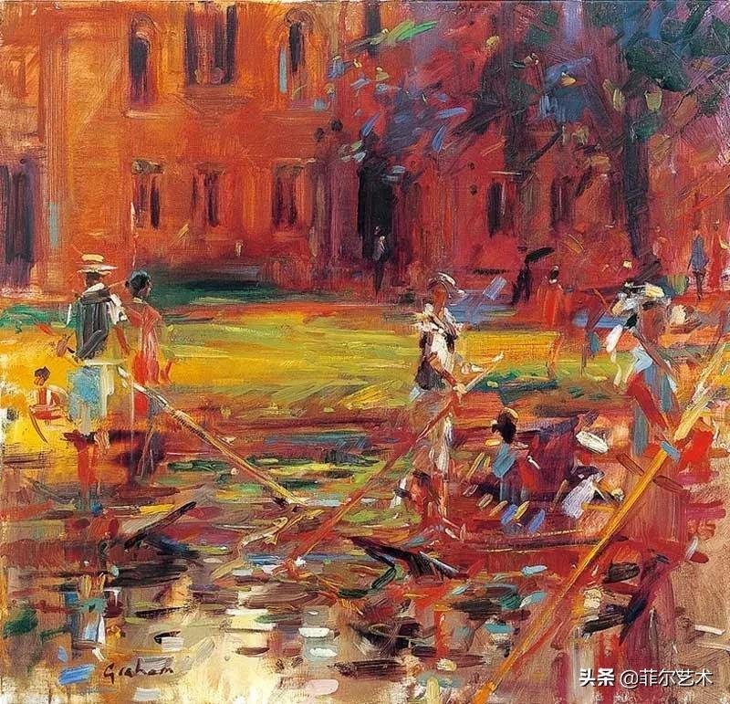 色彩!「油画欣赏」生动鲜明的色彩,一种独特的华丽风格