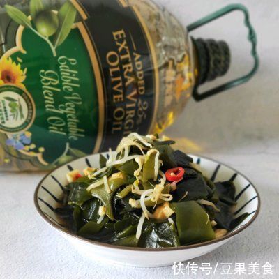 黄豆芽拌海带#白色情人节限定美味#