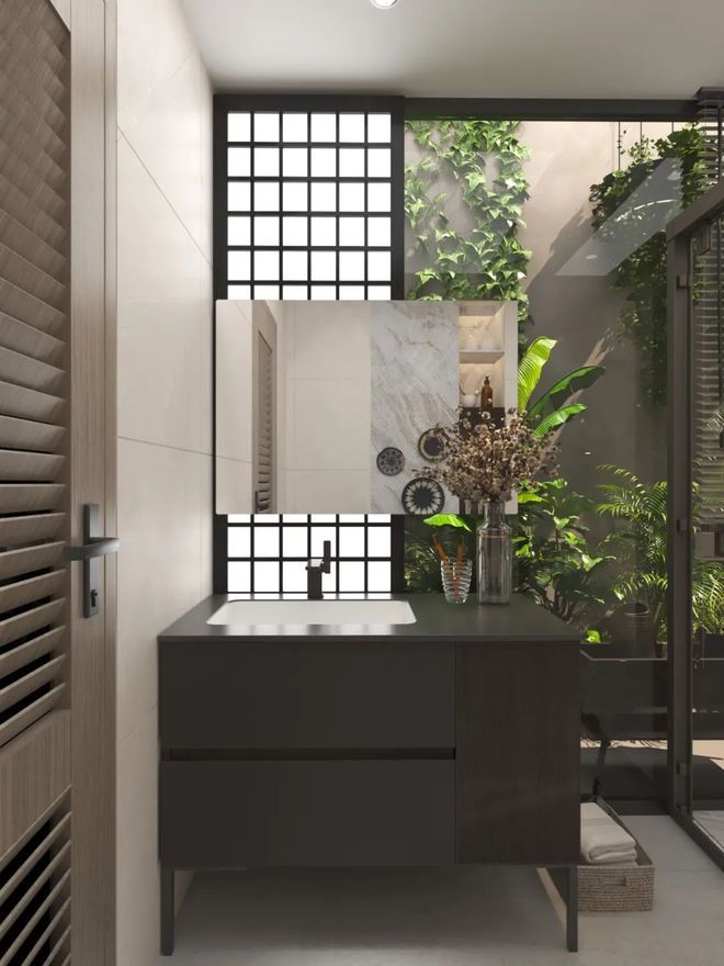 原生态|欧路莎卫浴侘寂风浴室 高级又耐看