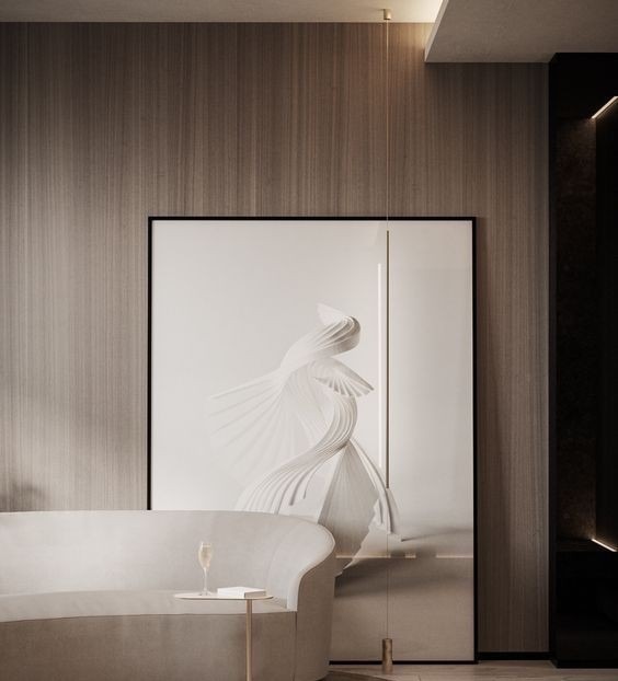 墙面|再装修不做繁复造型,把钱花在木饰面上,低调不过时,强调100遍