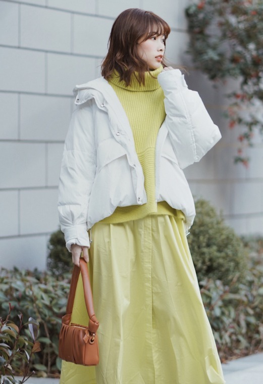 大长腿|羽绒服这样穿好看还时髦,分享4种搭配思路,让你美一整个冬天