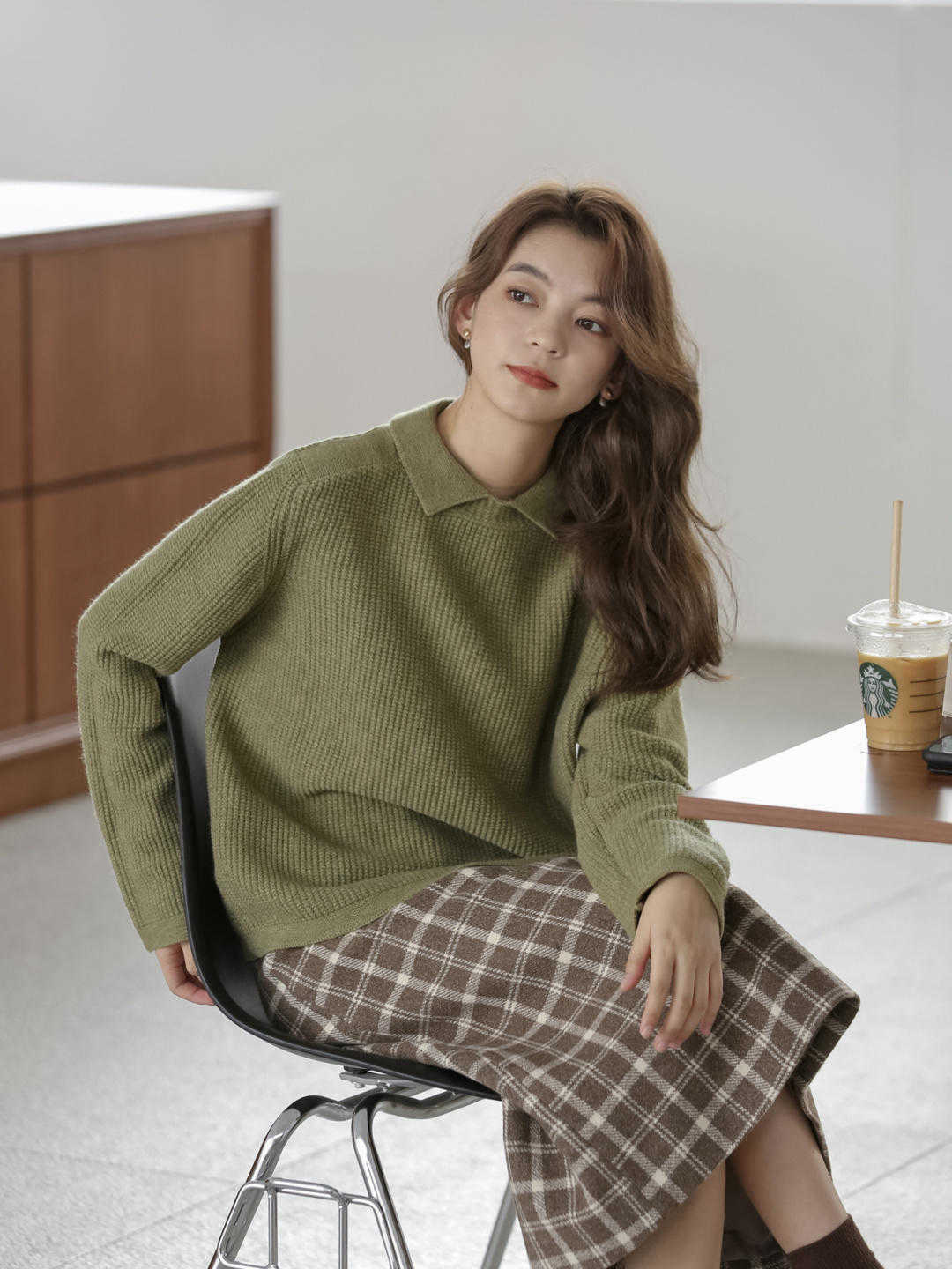 深色系|冬天一定要码住毛呢半裙!温婉优雅又能修饰身材,上身效果贼美