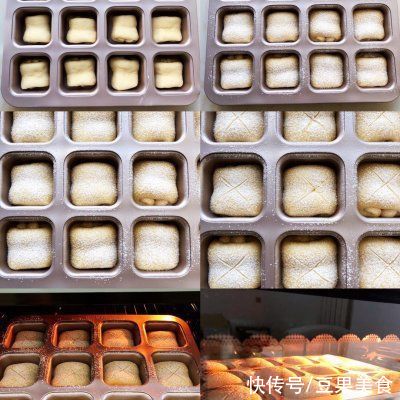 日式牛奶面包卷，奶香浓郁??烘焙路上必做