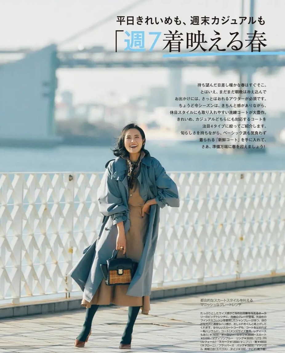 doris 风衣有了,内搭怎么穿才好看要“领”都在领子上