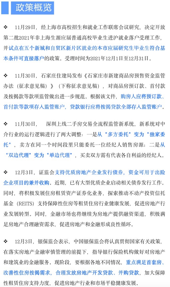 房地产|金融内参 ——重点房地产企业经营动态监测(004)