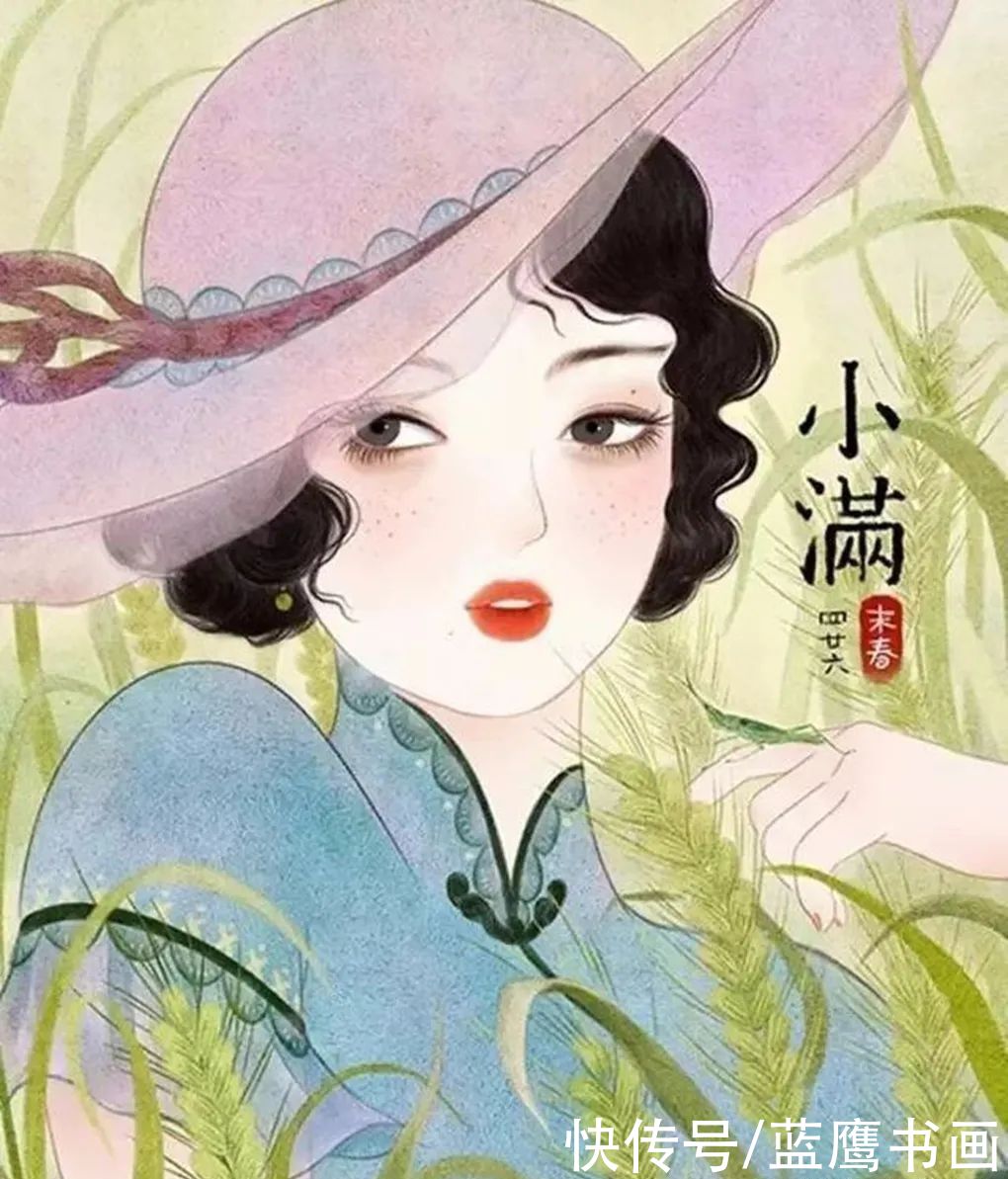  绘画作品|末春创作的古典美人，一颦一笑美到骨子里，让人想穿越