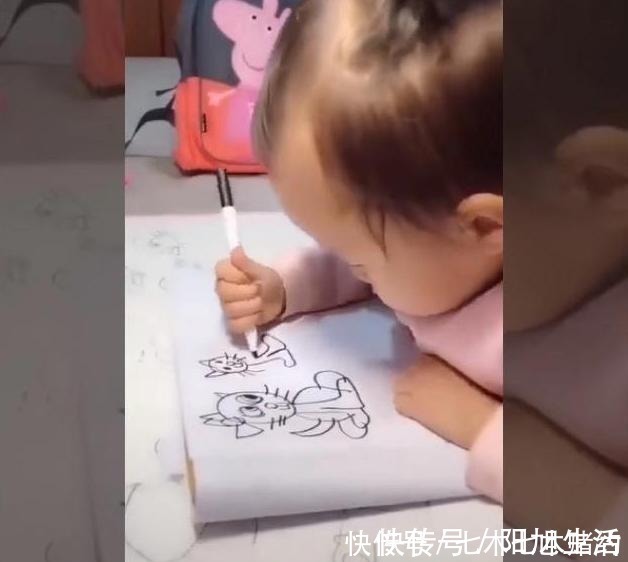 宝藏女孩|“我是个只有两岁刚拿笔乱画的娃”,网友起手的圆,我就输了