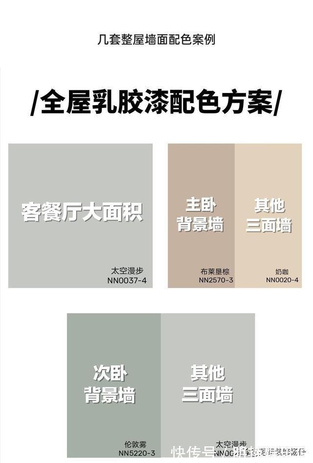 灰色系|装修墙面颜色如何搭配美观?全屋乳胶漆最佳配色方案收藏好