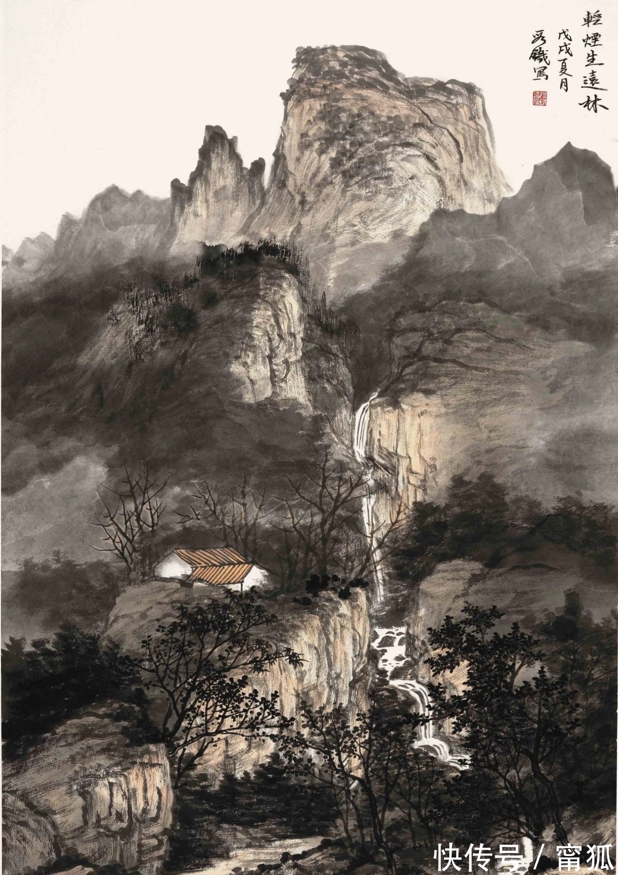 段铁#段铁:潜心钻研山水画30余年,被评选为“中国泰山第一人”