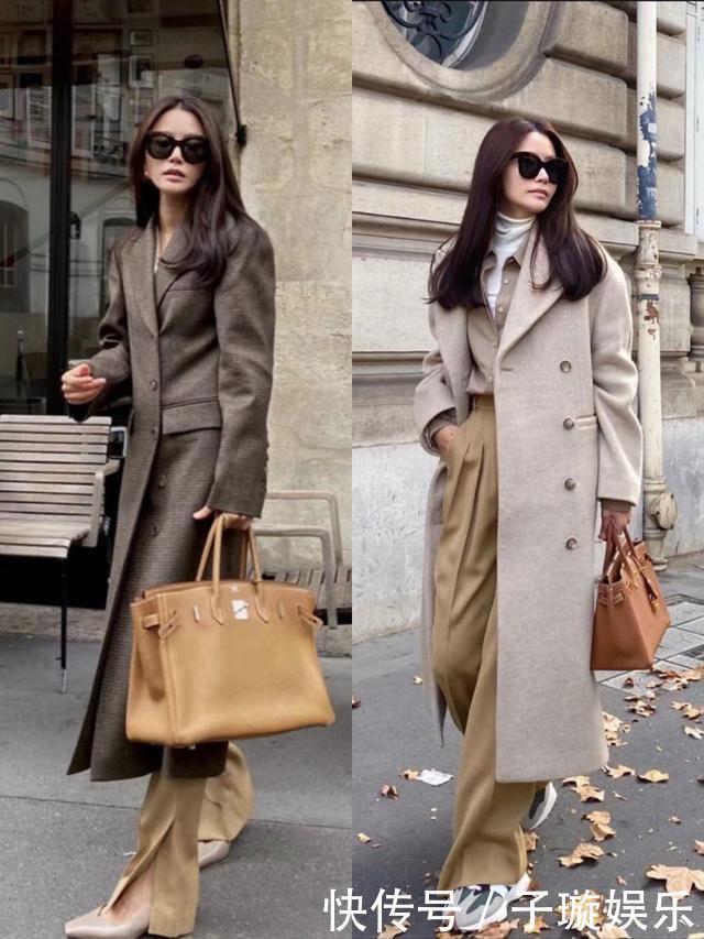 30+的女生秋冬别乱穿,毛呢西装和大衣才显气质,高级显衣品