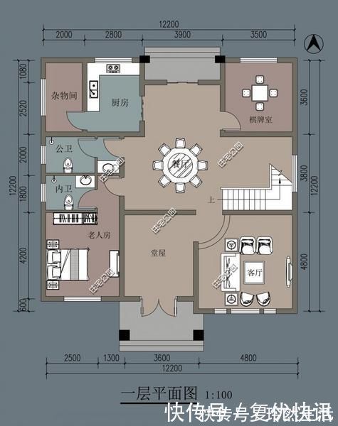 美好的生活|3套自建房图纸分享,农村堂屋这么设计合理吗