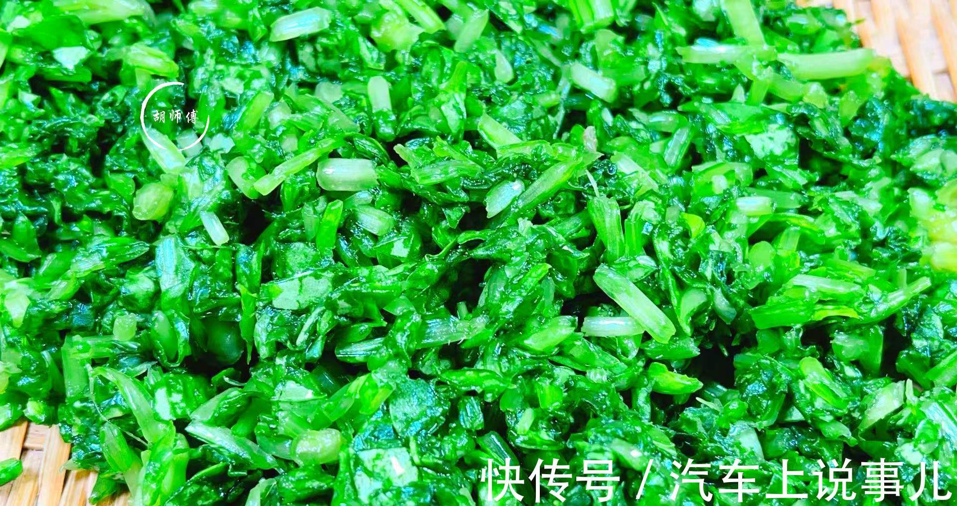 五花肉末|三伏天，用它来包饺子，清热解暑，养胃助消化，比韭菜白菜都好吃