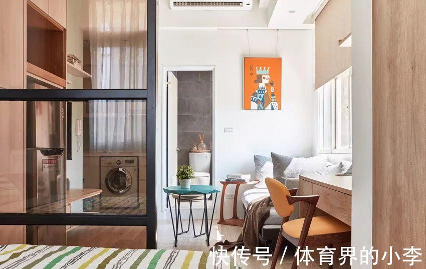 卧室|30㎡的单身公寓这样装,实用性不输大户型,一个人住太舒服了!
