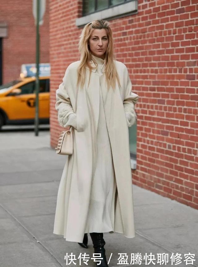 互搭|大衣+裙子=冬天最优雅的女神装