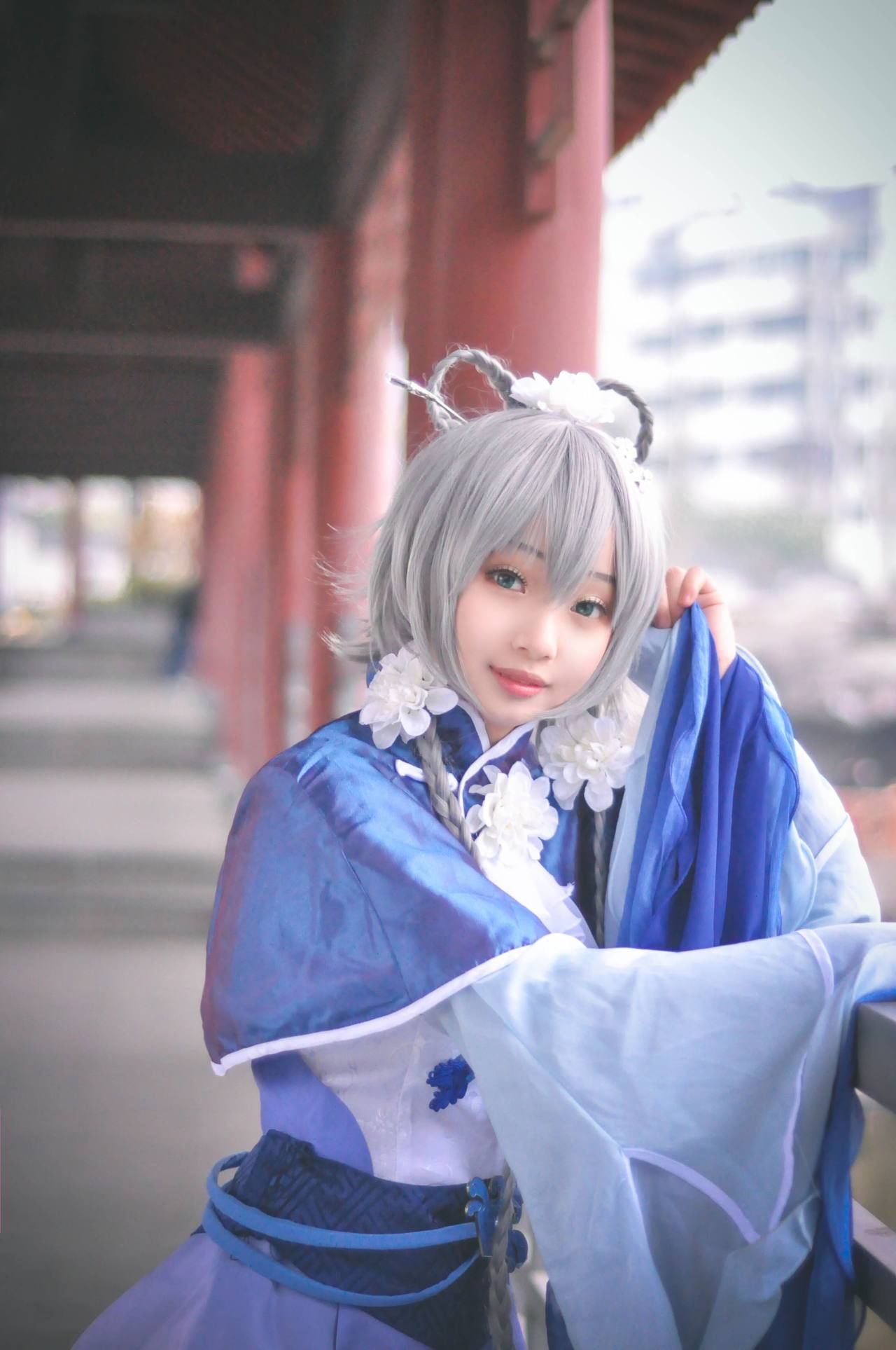 冬至|洛天依冬至芍药cosplay