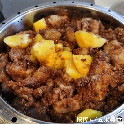 甜酱油|简单好吃的滇式粉蒸肉,秒变大厨