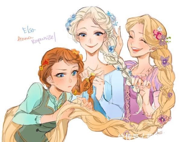 人画|如果迪士尼公主是日本人画的,艾莎变美了!花木兰让人惊艳!