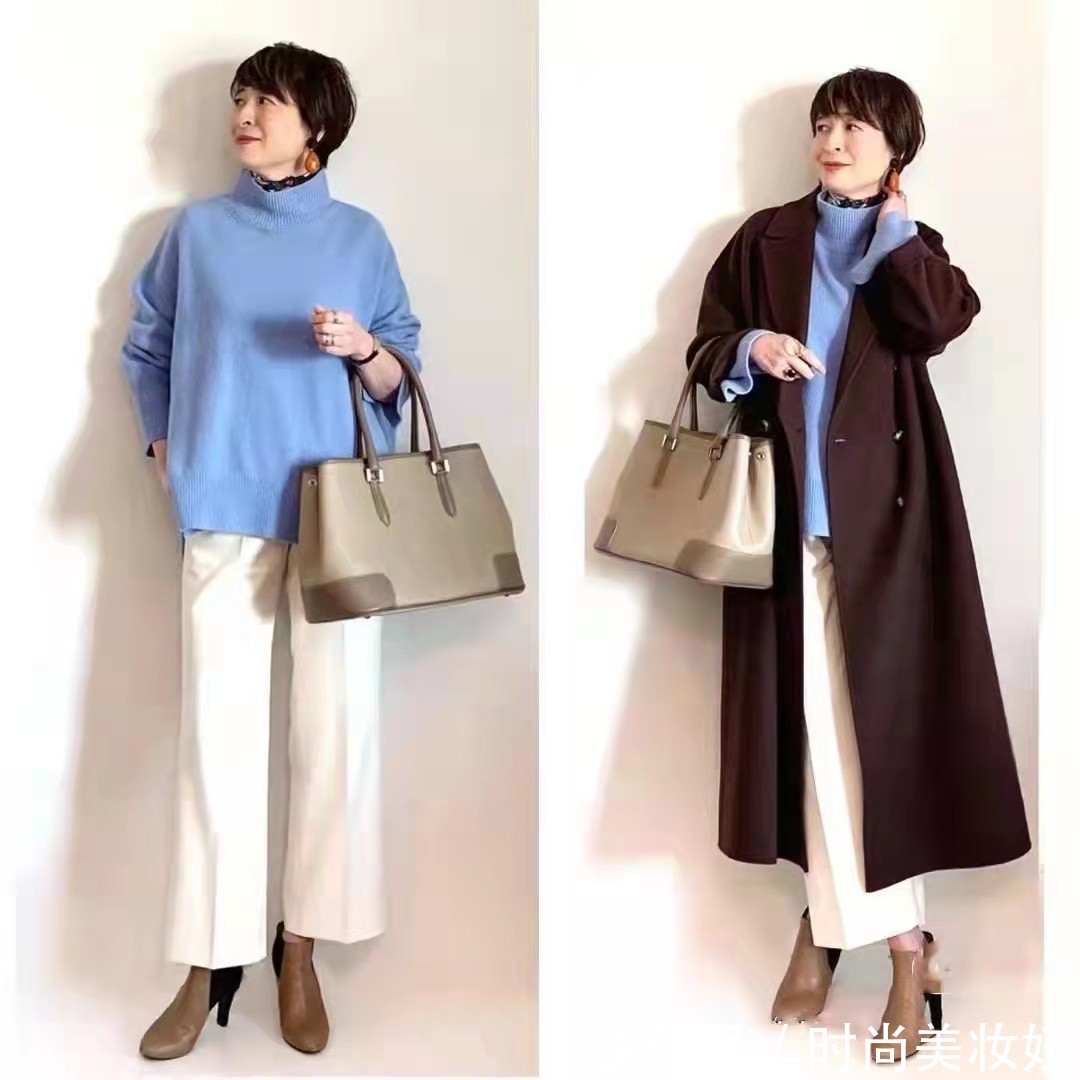 双腿|终于找到适合60岁的冬季穿搭,不冻腿又优雅,比穿打底更洋气