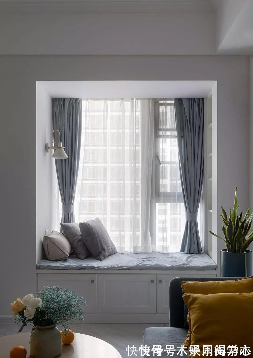 窗帘|飘窗窗帘靠墙好还是靠窗好?不同方式差别大,很多人都装错了!